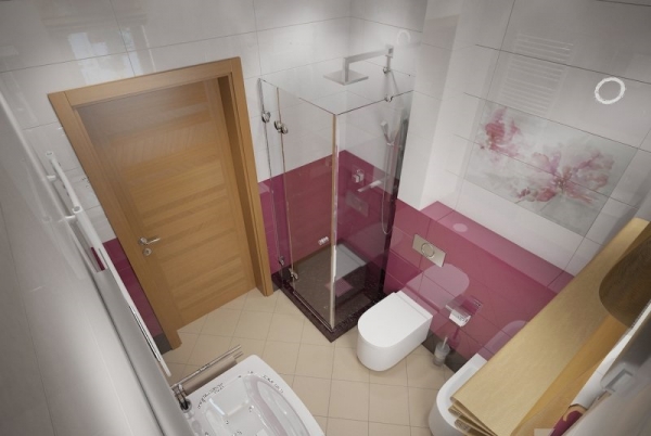 Дизайн ванны совмещенной с туалетом